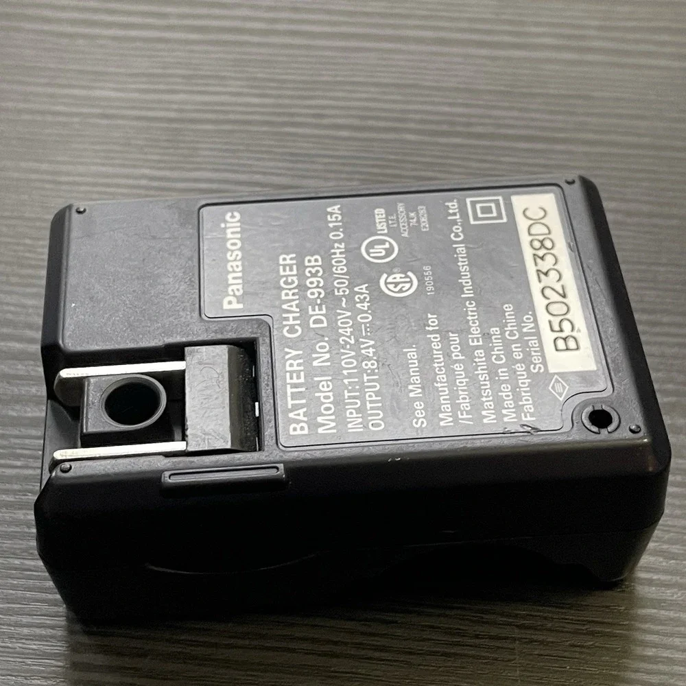 ✅Panasonic Lumix DE-993B Battery Charger DMW-BM7 DMC-FZ1 DMC-FZ2 OEM #️⃣0515